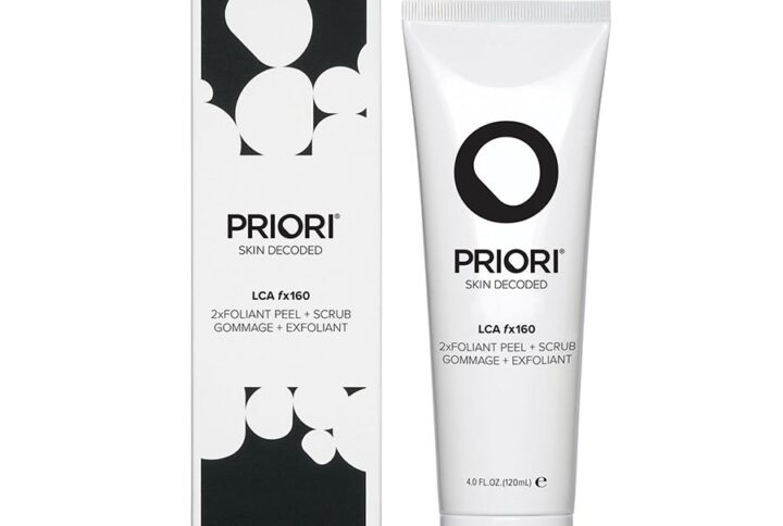 Priori lca 160 120 2xfoliant peel & scrub 120ml