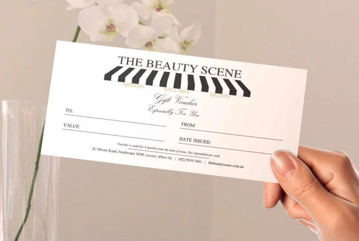 Gift voucher the beauty scene