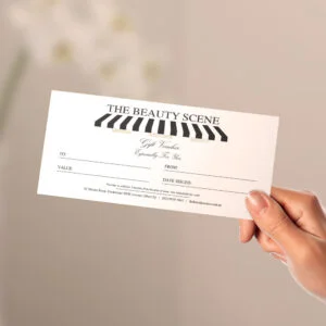 The beauty scene gift voucher 